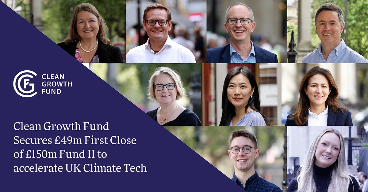 Individual portraits of the Clean Growth team